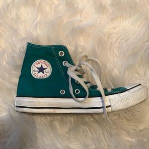 Teal Converse Sneakers